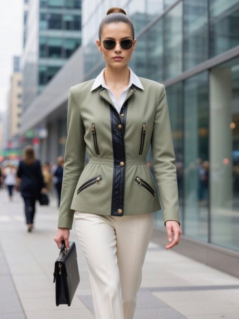 Zara Trafaluc Zippered Jacket